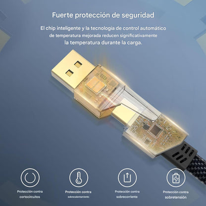 ⚡  Alta Potencia 4 en 1 USB-C/USB-A