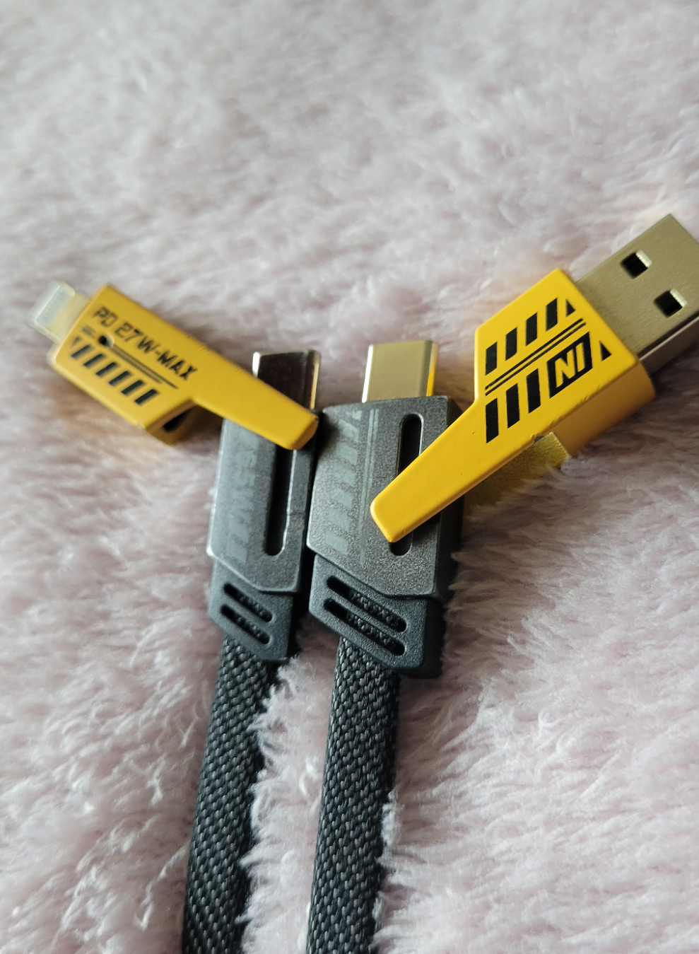 🚀 Cable 4 en 1 Flat Wire ⚡