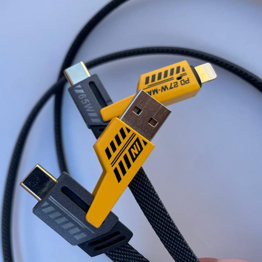 🚀 Cable 4 en 1 Flat Wire ⚡